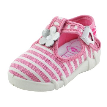 Sandalen rose/wit - 1