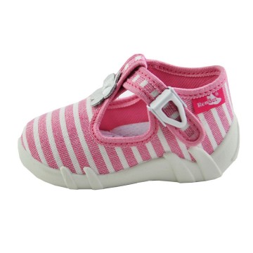 Sandalen rose/wit - 2