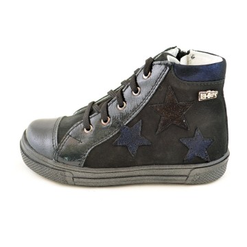 Hoge zwarte meisjes gympen 2