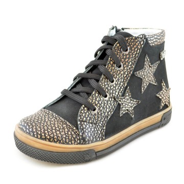 Hoge zwarte meisjes gympen 1