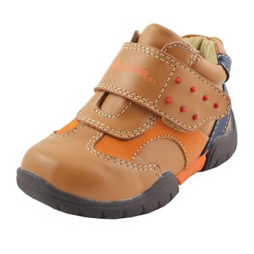 Leren schoenen cognac - 1