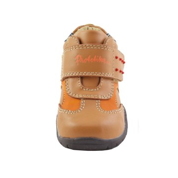 Leren schoenen cognac - 3