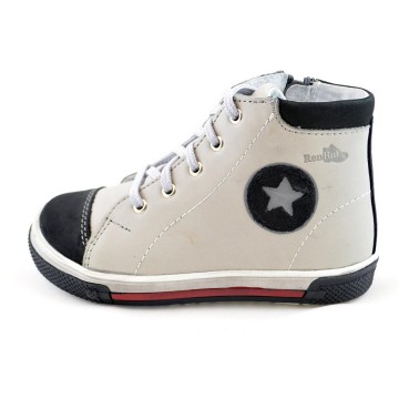 Hoge grijze jongens gympen 2