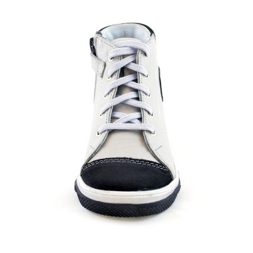 Hoge grijze jongens gympen 4