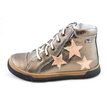 Hoge gouden meisjes gympen 2