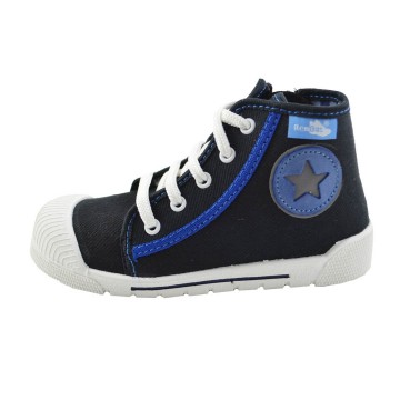 Gympen zwart/blauw - 2