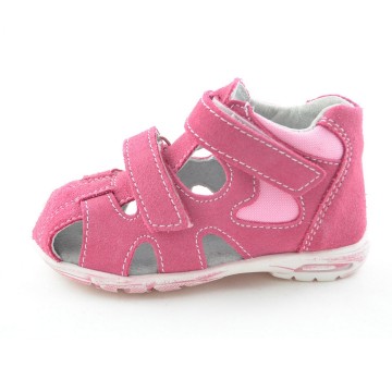 Roze leren sandalen - 2