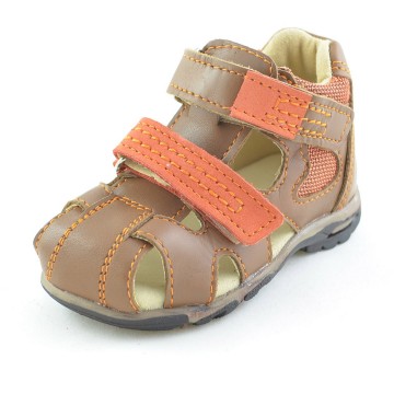 Sandalen leer bruin - 1