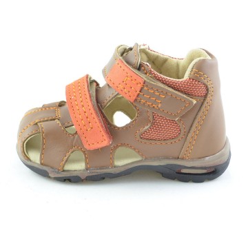 Sandalen leer bruin - 2