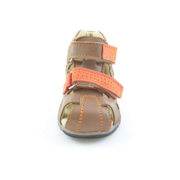 Sandalen leer bruin - 3