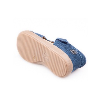 Sandalen jeans leer - 4