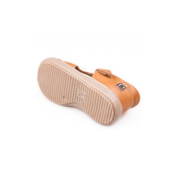 Sandalen cognac leer - 4