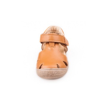 Sandalen cognac leer - 3