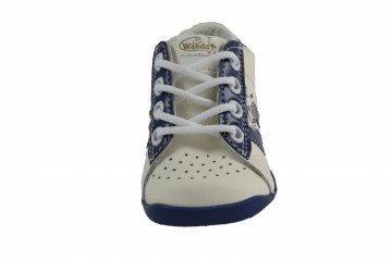 Wit/donkerblauwe streep - 3