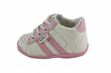 Wit/licht rose streep - 2